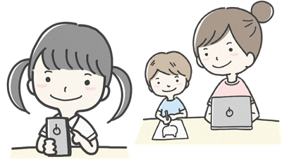 正しい姿勢と明るい環境で、目を守りましょう